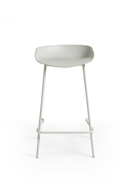 Renzo Bar Stool Grey (Set Of 2)