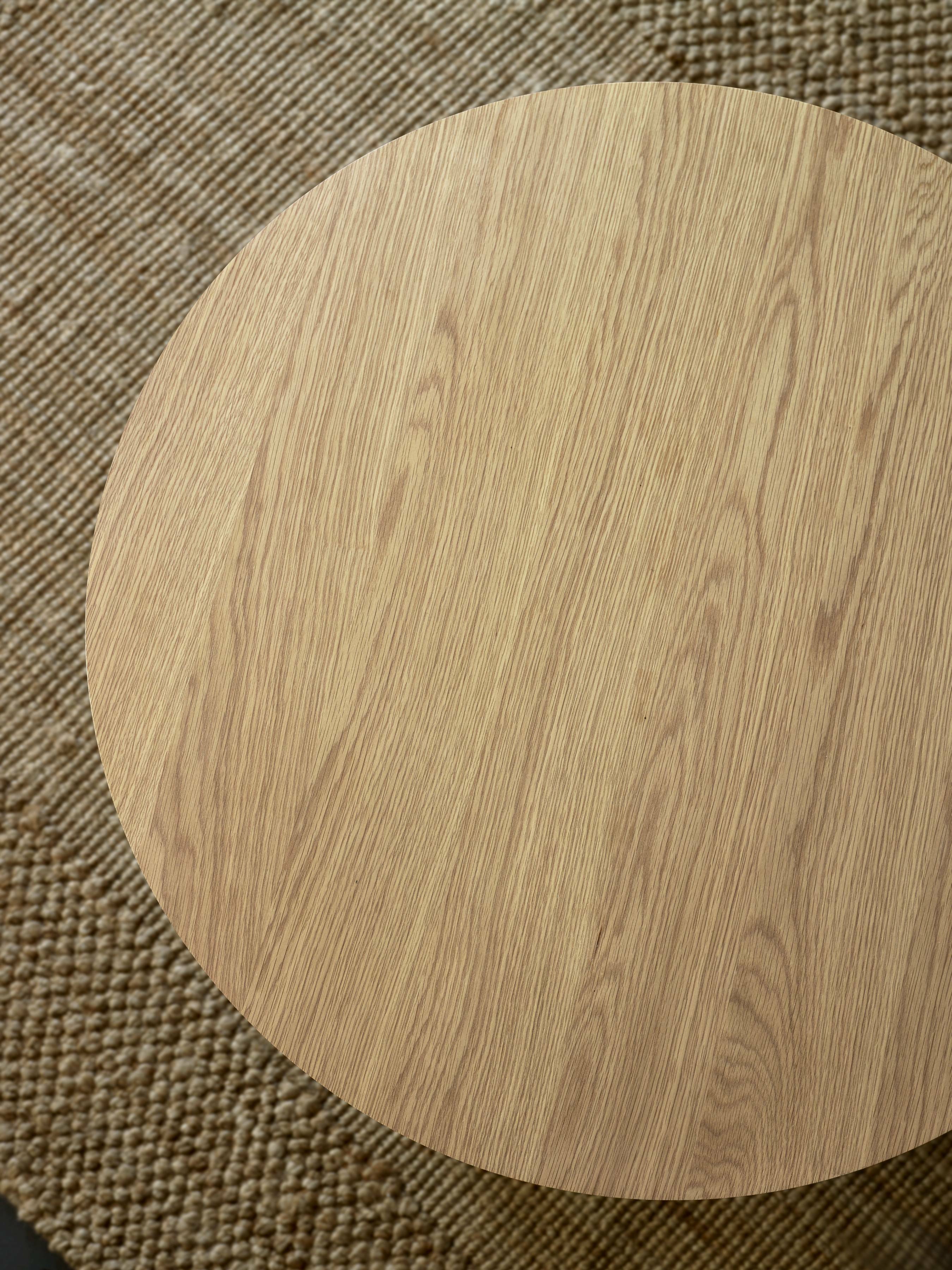 Ollie Natural Oak 80cm Round Coffee Table