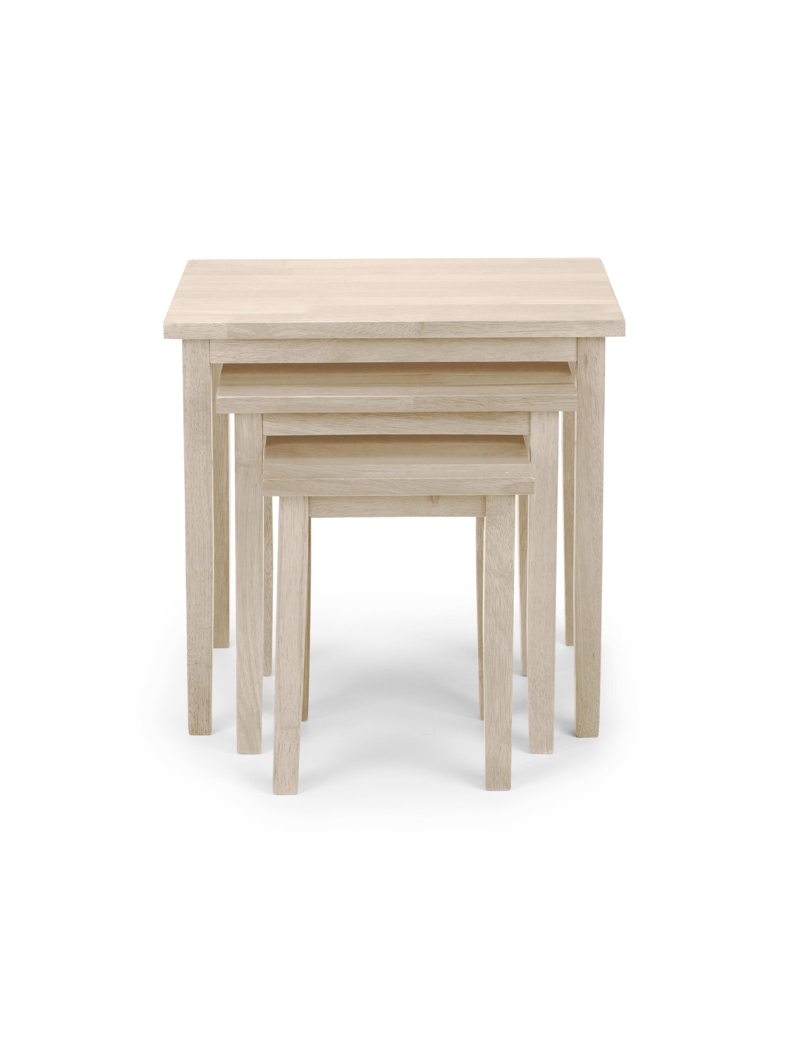 Cleo White Wash Nest of Tables