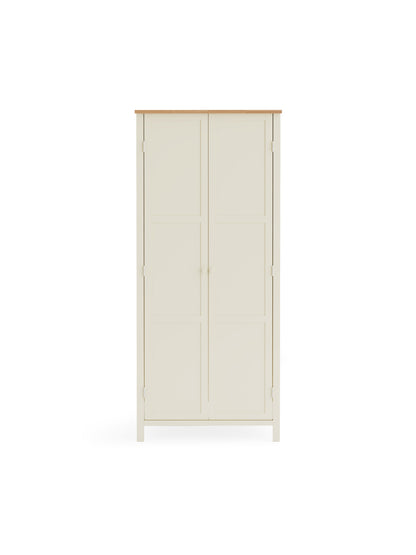 Julian Bowen Wardrobe Coxmoor Wardrobe - Ivory and Oak Bed Kings