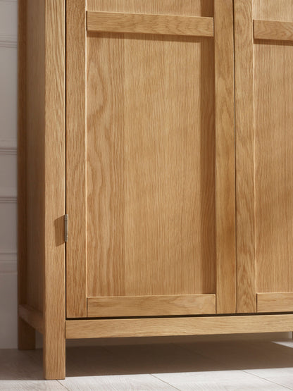 Julian Bowen Wardrobe Coxmoor Wardrobe - Oak Bed Kings