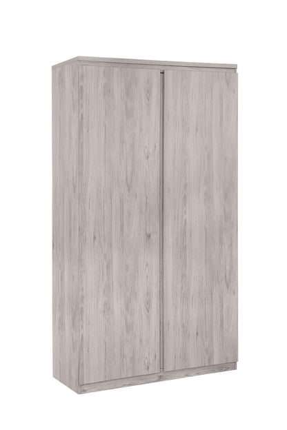 Julian Bowen Wardrobe Jupiter  2 Door Wardrobe Grey Oak Bed Kings