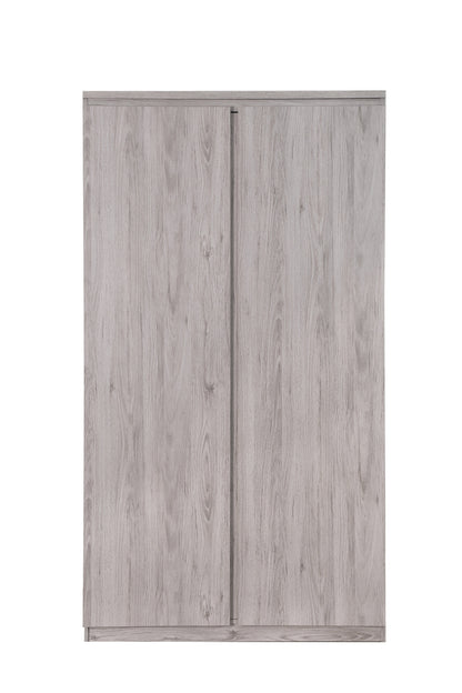 Julian Bowen Wardrobe Jupiter  2 Door Wardrobe Grey Oak Bed Kings