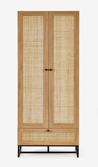 Julian Bowen Wardrobe Padstow Wardrobe - Oak Bed Kings