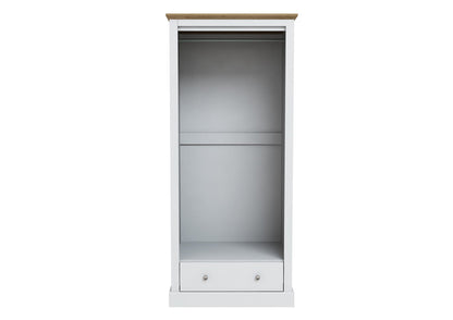 LPD Wardrobe Devon 2 Door Wardrobe White Bed Kings
