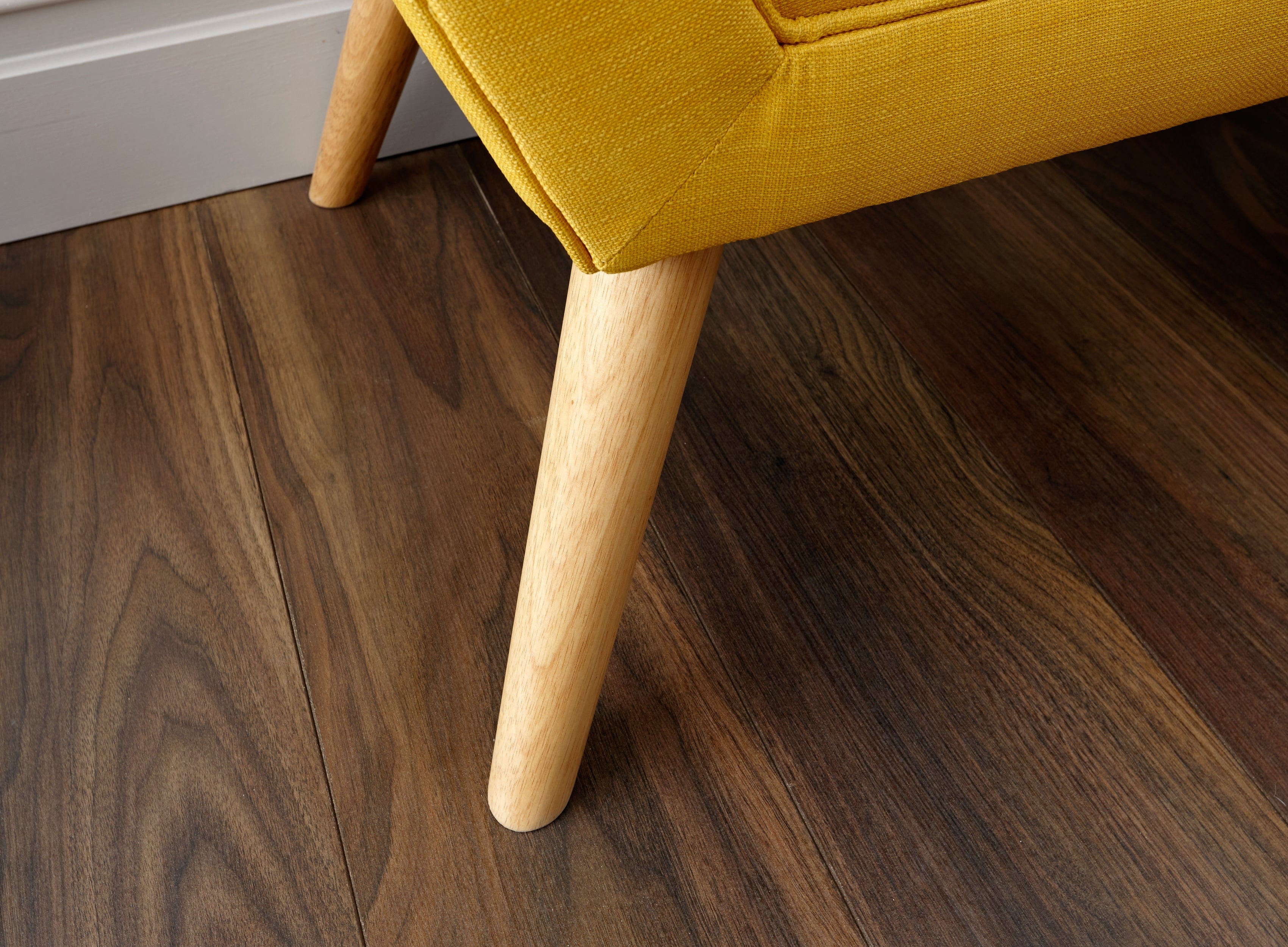 GFW Window Seat Milan Upholstered Bench Mustard Bed Kings