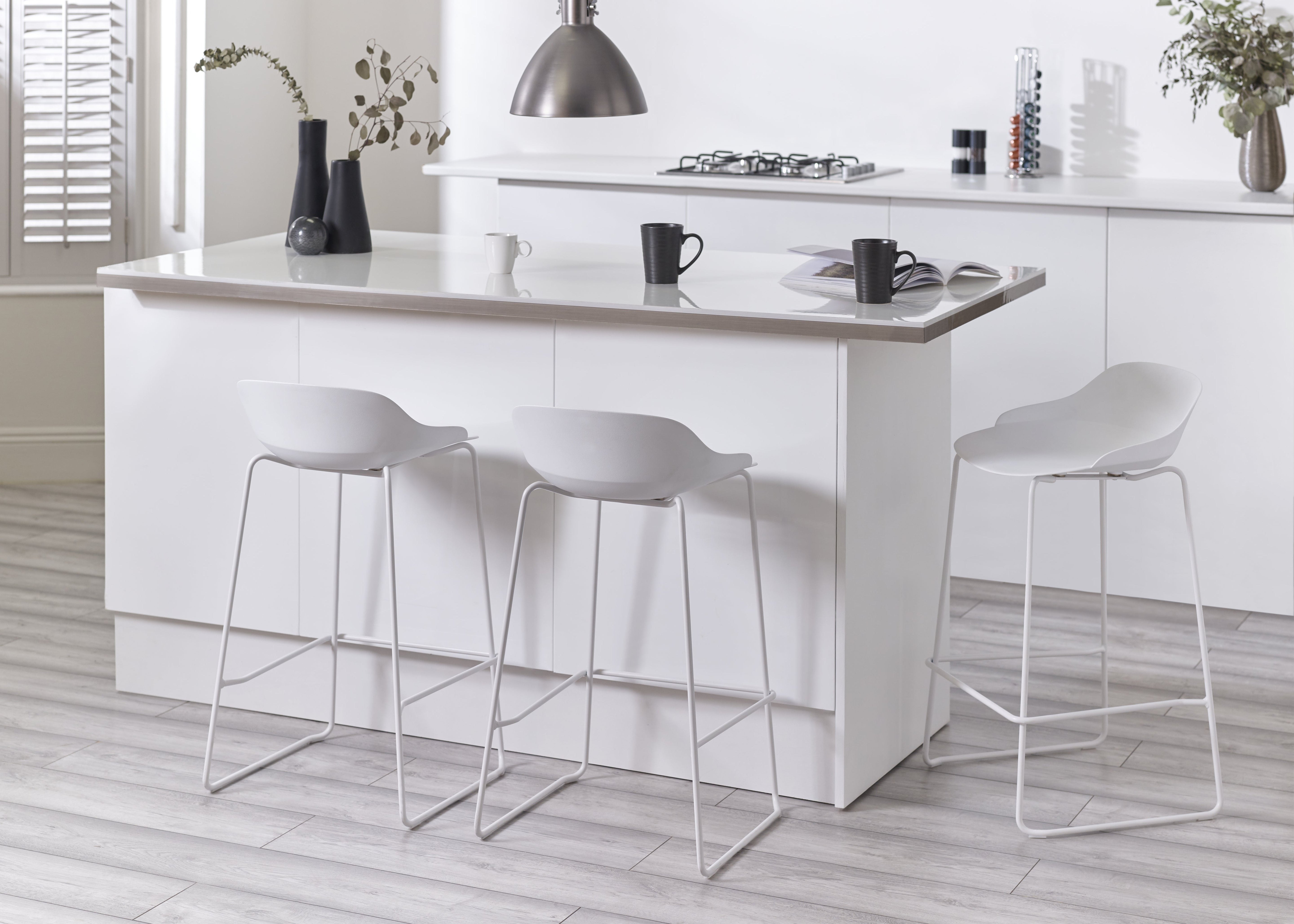 Rocco Stools - White (Set of 2)