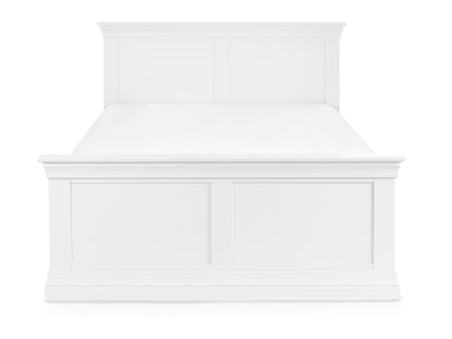 Julian Bowen Wood Bed Clermont Bed - Surf White Bed Kings