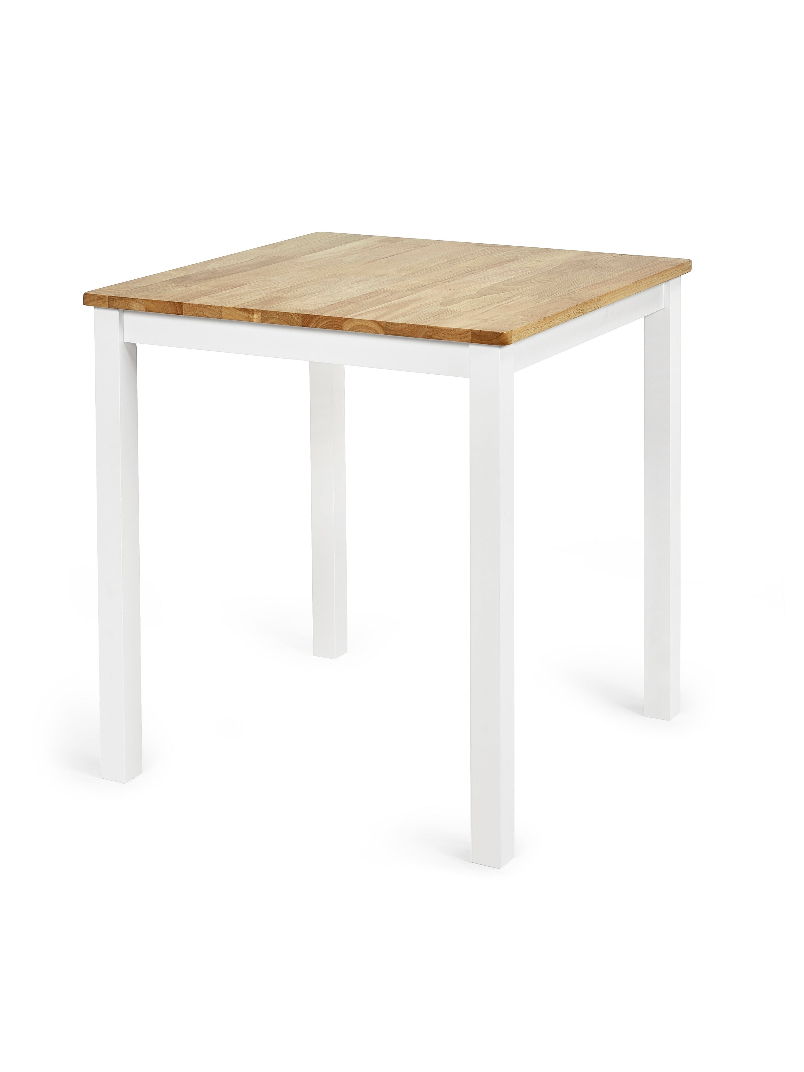 Linwood White and Oak 69cm Square Dining Table