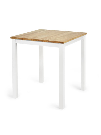 Linwood White and Oak 69cm Square Dining Table