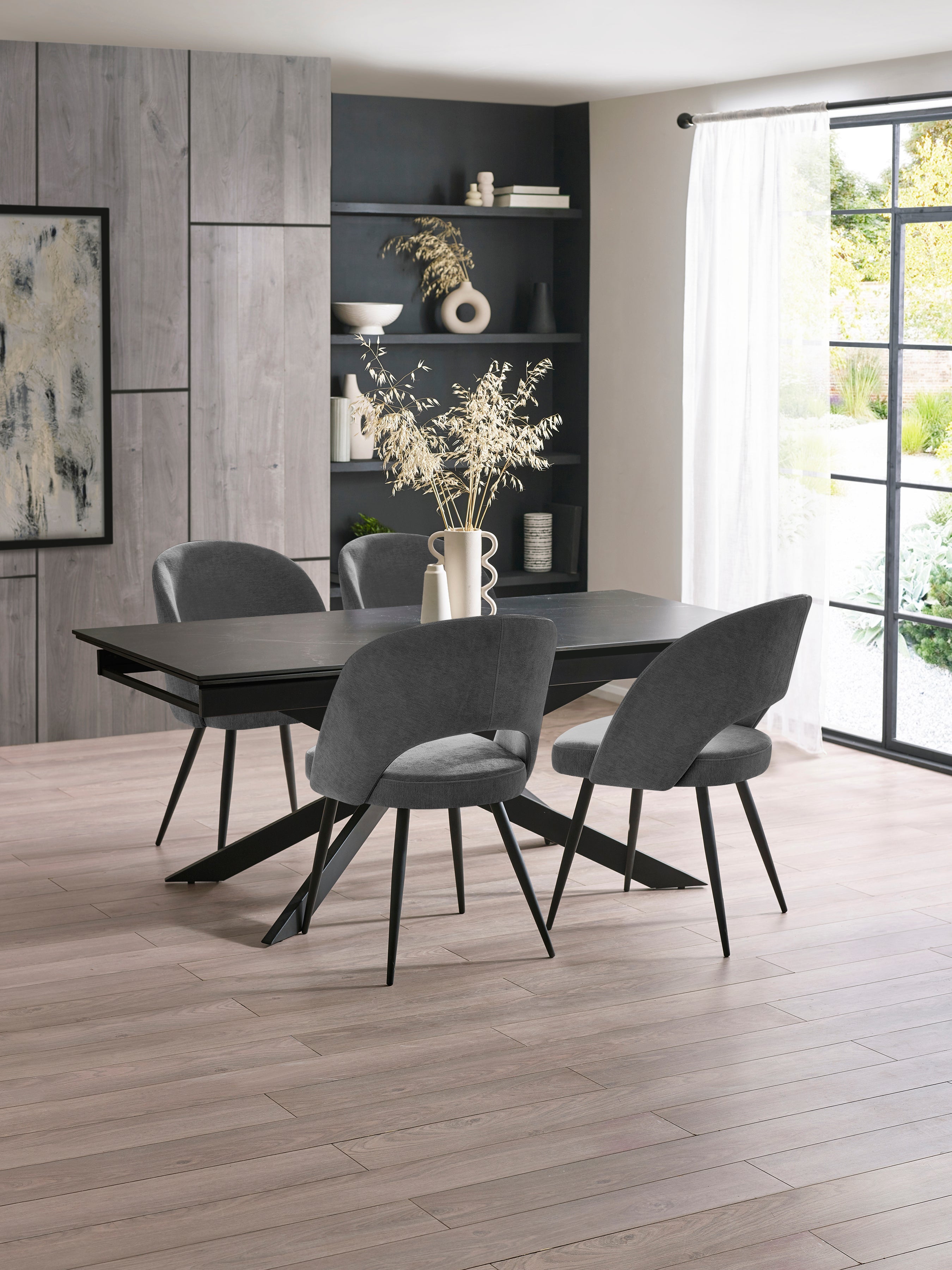 Ella Dining Chairs - Onyx (Set of 2)