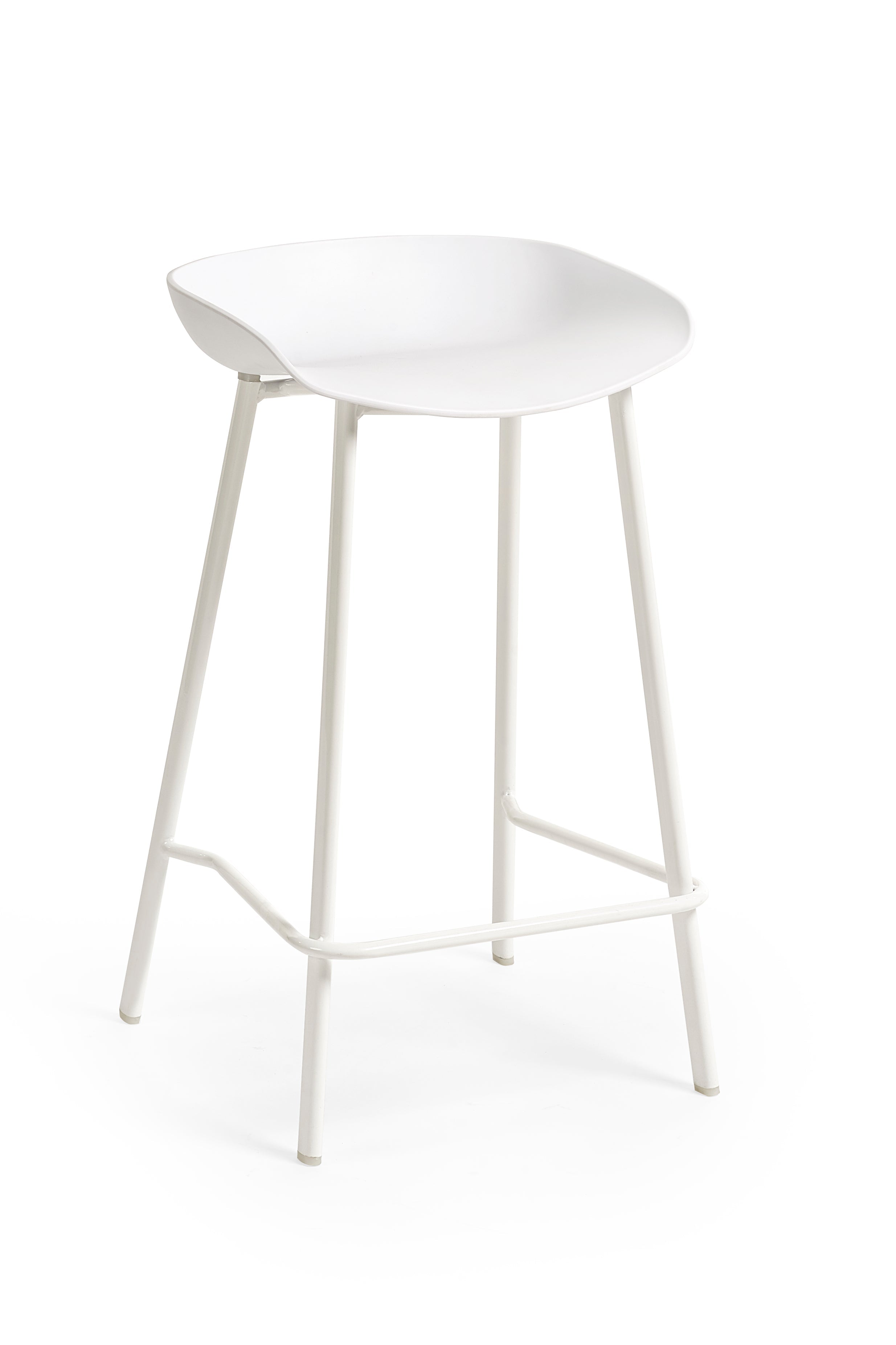 Renzo Bar Stool White (Set Of 2)