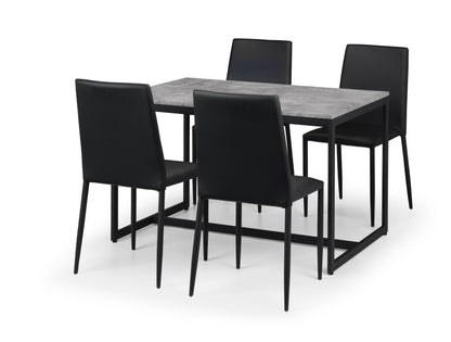 Jazz Chairs in Black (Set Of 4)