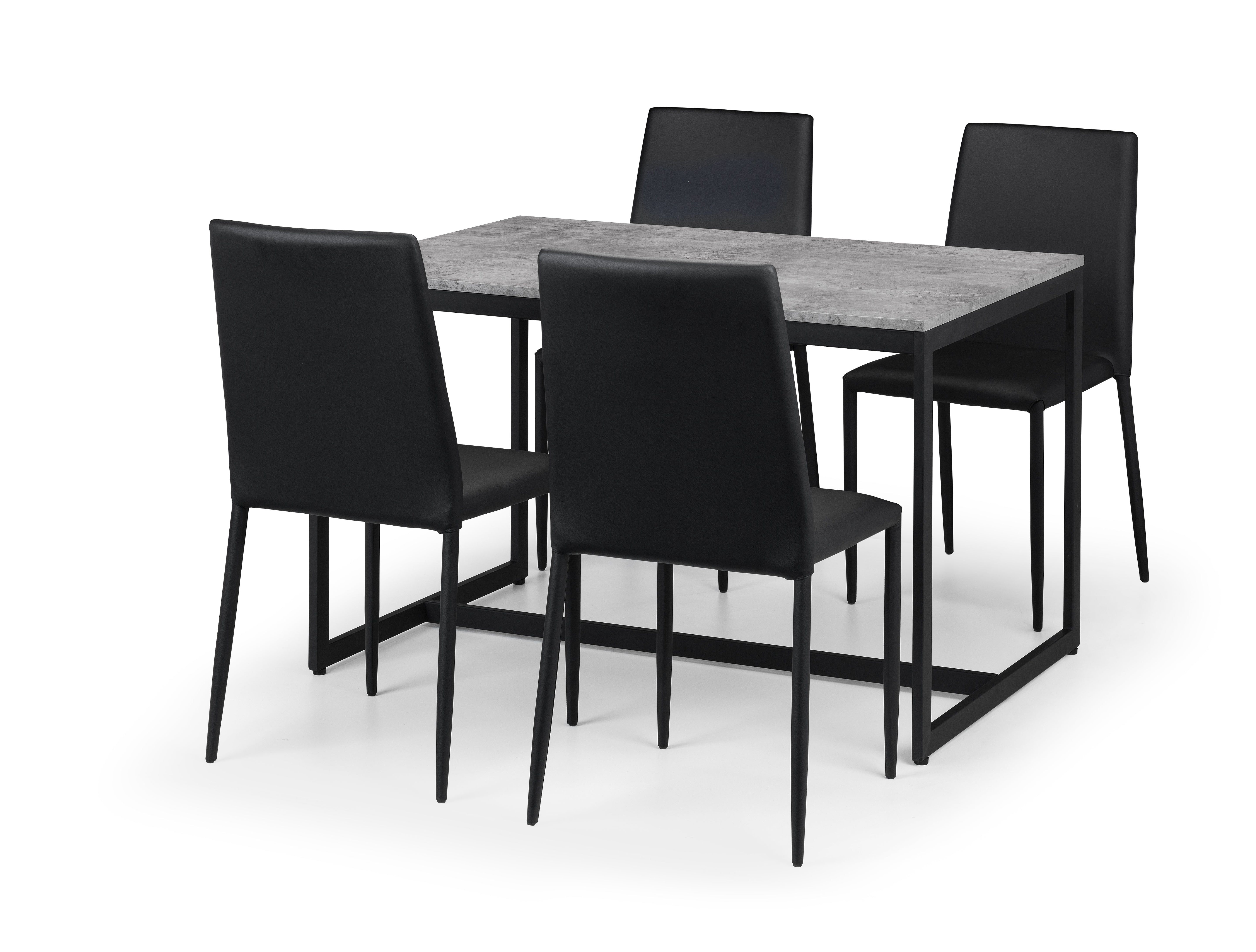 Jazz Chairs in Black (Set Of 4)