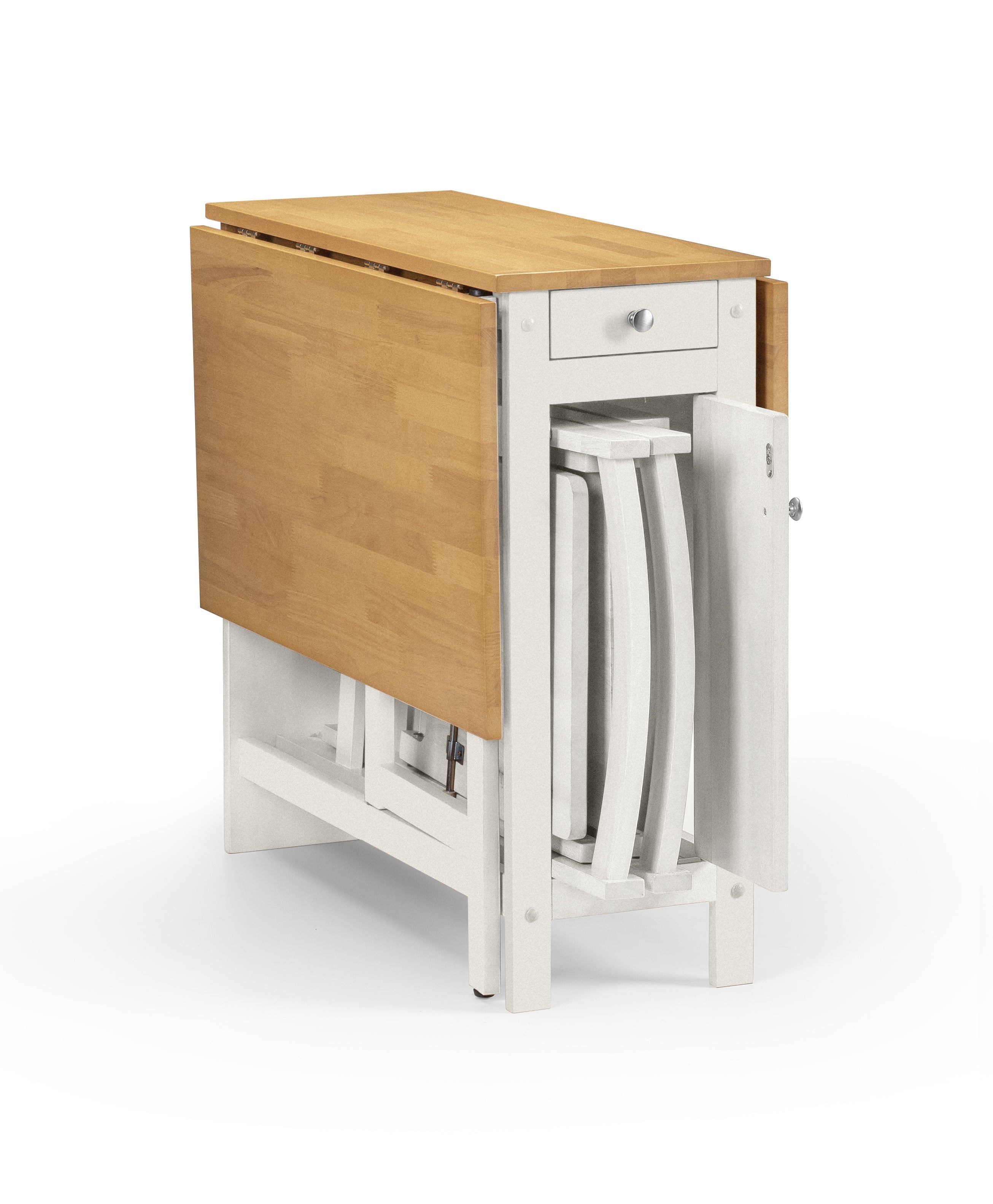 Savoy Dining Set - White/Natural