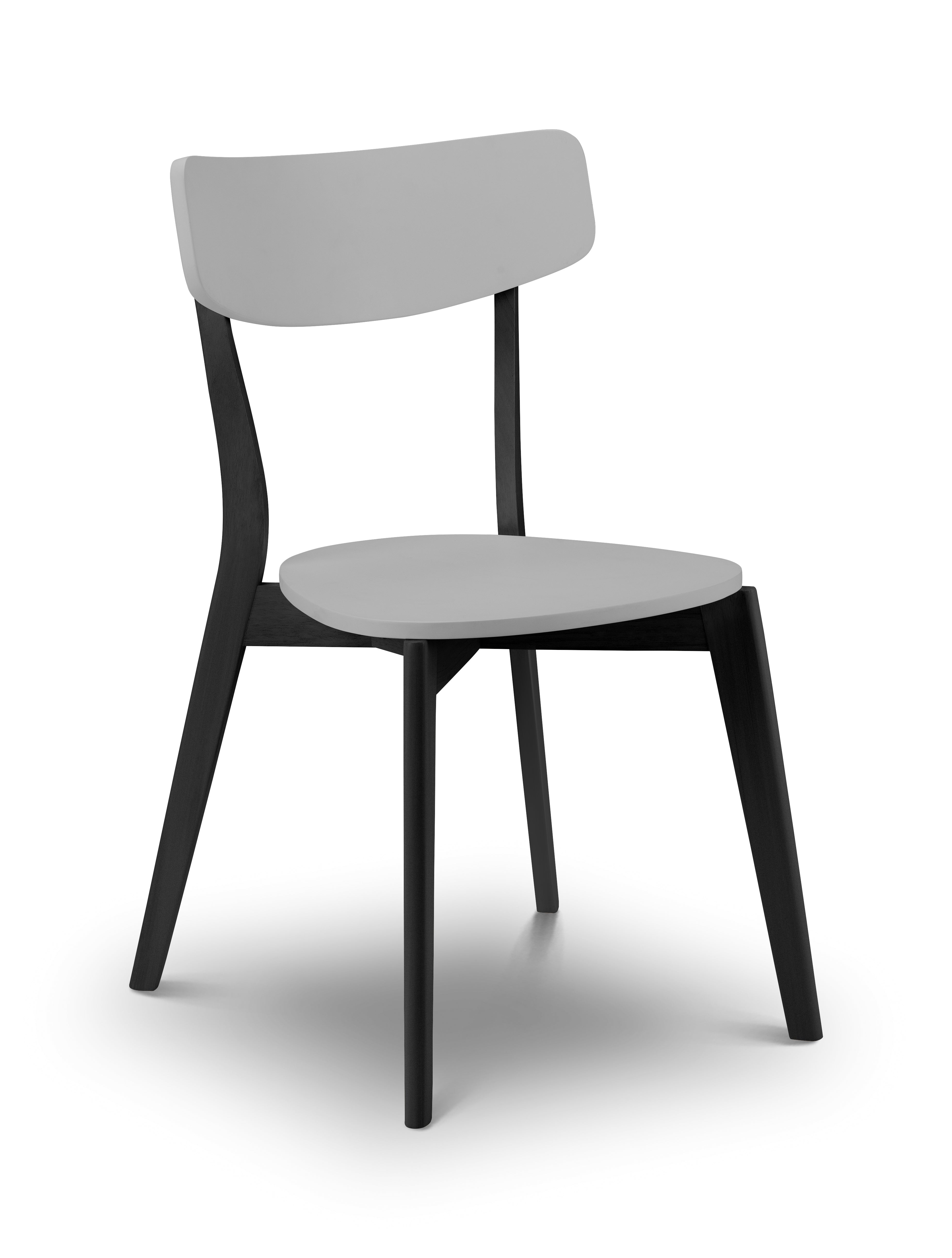 Casa Dining Chairs Grey/Black (Set of 2)