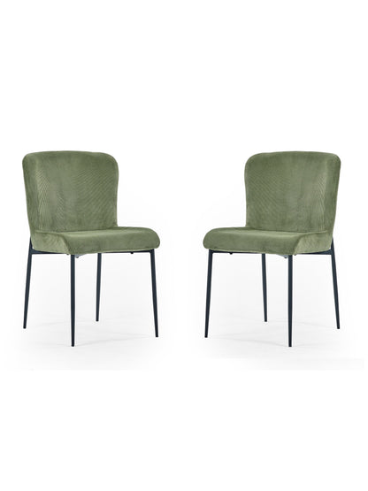 Leonie Dining Chairs - Green (Set of 2)
