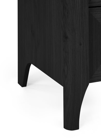 Sydney 3 Drawer Chest - Black Ash