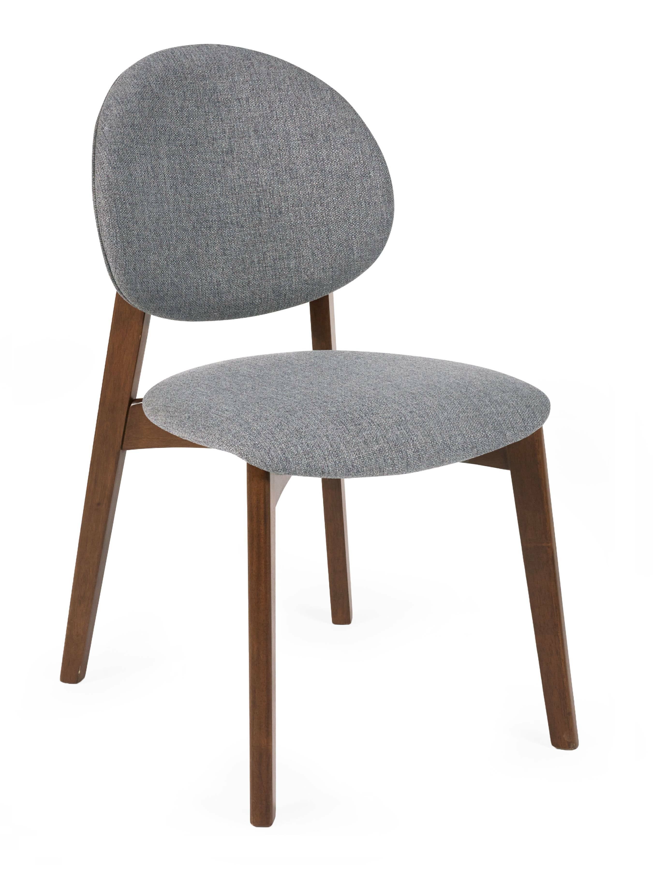 Artemis Walnut and Grey Dining Chairs (Set of 2)
